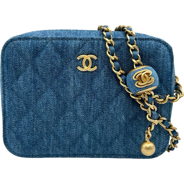 シャネル CHANEL マトラッセ パールクラッシュ カメラバッグ AP2463 31