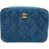 シャネル CHANEL マトラッセ パールクラッシュ カメラバッグ AP2463 31番台 ブルー デニム レディース ショルダーバッグ