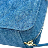 シャネル CHANEL マトラッセ パールクラッシュ カメラバッグ AP2463 31番台 ブルー デニム レディース ショルダーバッグ