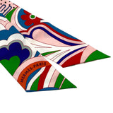 エルメス HERMES ツイリー Faubourg Rainbow マルチカラー シルク レディース スカーフ