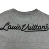 ルイ・ヴィトン LOUIS VUITTON ×NIGO ハートプリントロゴスウェットシャツ グレー コットン メンズ スウェット
