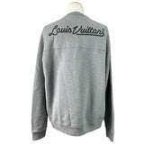 ルイ・ヴィトン LOUIS VUITTON ×NIGO ハートプリントロゴスウェットシャツ グレー コットン メンズ スウェット
