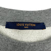 ルイ・ヴィトン LOUIS VUITTON ×NIGO ハートプリントロゴスウェットシャツ グレー コットン メンズ スウェット