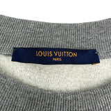 ルイ・ヴィトン LOUIS VUITTON ×NIGO ハートプリントロゴスウェットシャツ グレー コットン メンズ スウェット
