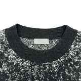 クリスチャン・ディオール Christian Dior ATELIERロゴ長袖ニットセーター 043M637AT218 グレー ウール メンズ ニット