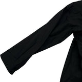 バレンシアガ BALENCIAGA ロゴポケット長袖オーバーシャツ 758312 ブラック コットン メンズ 長袖シャツ