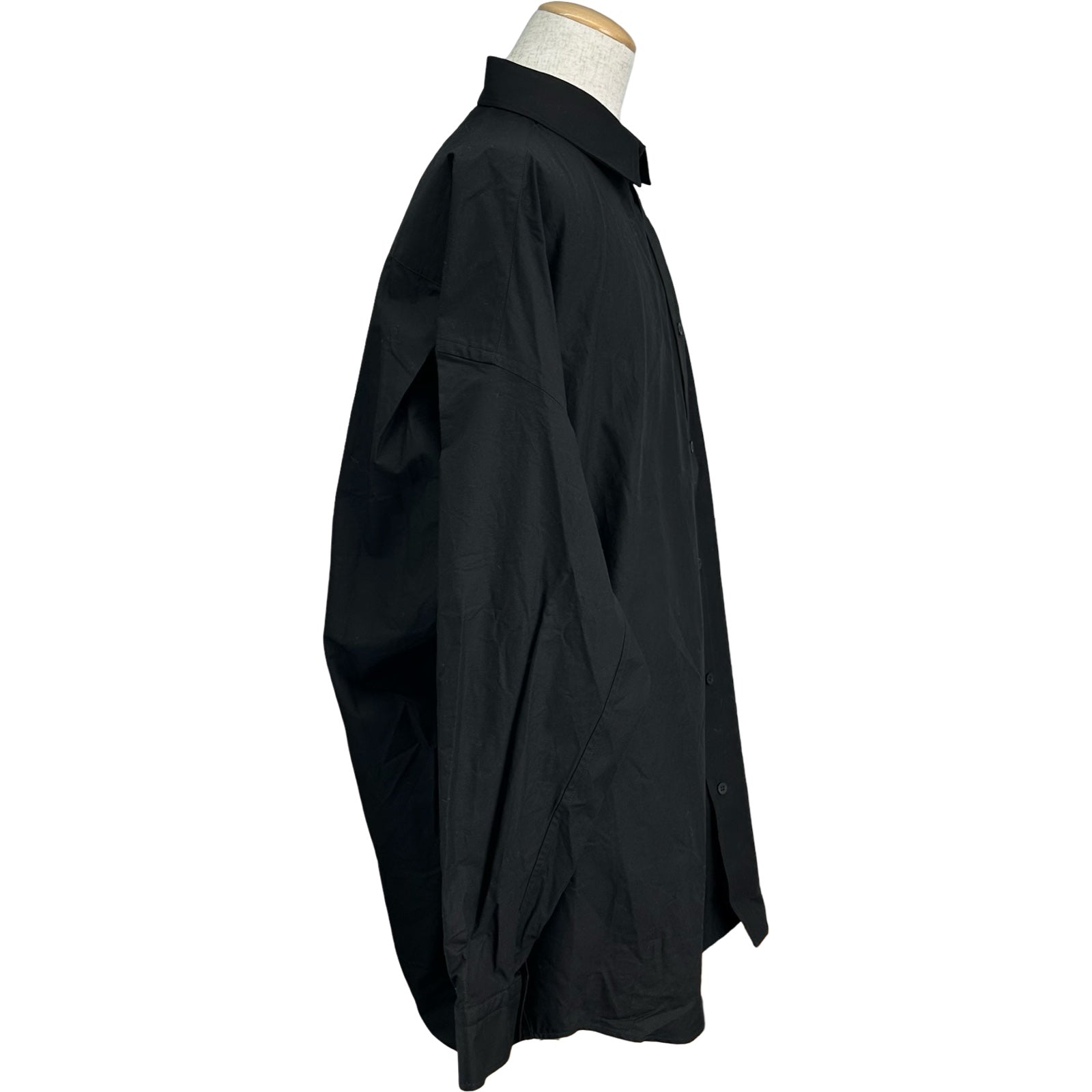 バレンシアガ BALENCIAGA ロゴポケット長袖オーバーシャツ 758312