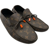 ルイ・ヴィトン LOUIS VUITTON モノグラム総柄ドライビングシューズ ND0213 ブラウン レザー メンズ その他靴