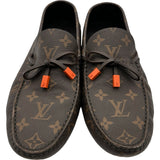 ルイ・ヴィトン LOUIS VUITTON モノグラム総柄ドライビングシューズ ND0213 ブラウン レザー メンズ その他靴