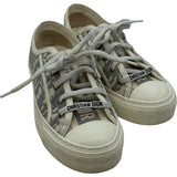 クリスチャン・ディオール Christian Dior Walkin Dior オブリーク総柄スニーカー KCK211OBE グレー キャンバス レディース スニーカー