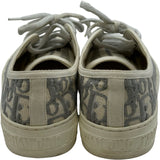 クリスチャン・ディオール Christian Dior Walkin Dior オブリーク総柄スニーカー KCK211OBE グレー キャンバス レディース スニーカー