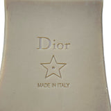 クリスチャン・ディオール Christian Dior オブリーク総柄エスパドリーユスリッポン KDB585OBL ゴールド キャンバス レディース スリッポン