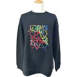 ロエベ LOEWE フリンジアナグラムロゴ スウェットシャツ H526Y24X45 ブラック コットン メンズ スウェット