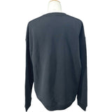 ロエベ LOEWE フリンジアナグラムロゴ スウェットシャツ H526Y24X45 ブラック コットン メンズ スウェット