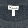 ロエベ LOEWE フリンジアナグラムロゴ スウェットシャツ H526Y24X45 ブラック コットン メンズ スウェット