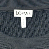 ロエベ LOEWE フリンジアナグラムロゴ スウェットシャツ H526Y24X45 ブラック コットン メンズ スウェット