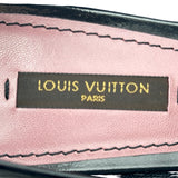ルイ・ヴィトン LOUIS VUITTON ロゴプレートパテントパンプス ブラック パテント レディース パンプス