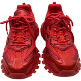 バレンシアガ BALENCIAGA Track2 ローカットスニーカー 668823 レッド レザー メンズ スニーカー