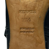 エルメス HERMES ネオ ケリー金具ショートブーツ ブラック レザー レディース ブーツ