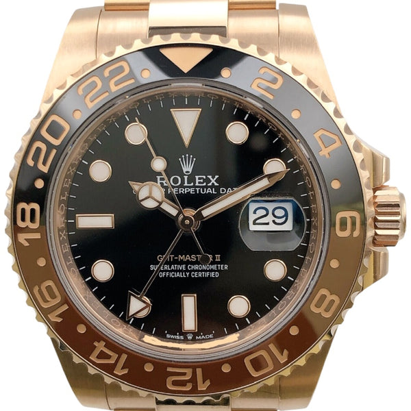ロレックス ROLEX GMTマスター2 126715CHNR ブラック K18ピンクゴールド 自動巻き メンズ 腕時計 ロレックス ROLEX GMTマスター2 126715CHNR ブラック K18ピンク