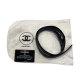 シャネル CHANEL マトラッセガマ口ウエストバッグ ブラック ゴールド金具 キャビア レディース ポーチ