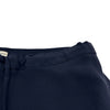エルメス HERMES シルクワイドパンツ ネイビー シルク レディース パンツ