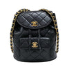 シャネル CHANEL マトラッセ リュック ブラック ゴールド金具 ラムスキン レディース デイパック