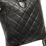 シャネル CHANEL マトラッセ リュック ブラック ゴールド金具 ラムスキン レディース デイパック