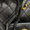 シャネル CHANEL マトラッセ リュック ブラック ゴールド金具 ラムスキン レディース デイパック