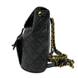 シャネル CHANEL マトラッセ リュック ブラック ゴールド金具 ラムスキン レディース デイパック