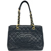 シャネル CHANEL GST チェーントートバッグ A50995 19番台 ブラック ゴールド金具 キャビアスキン レディース トートバッグ