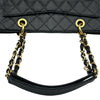 シャネル CHANEL GST チェーントートバッグ A50995 19番台 ブラック ゴールド金具 キャビアスキン レディース トートバッグ