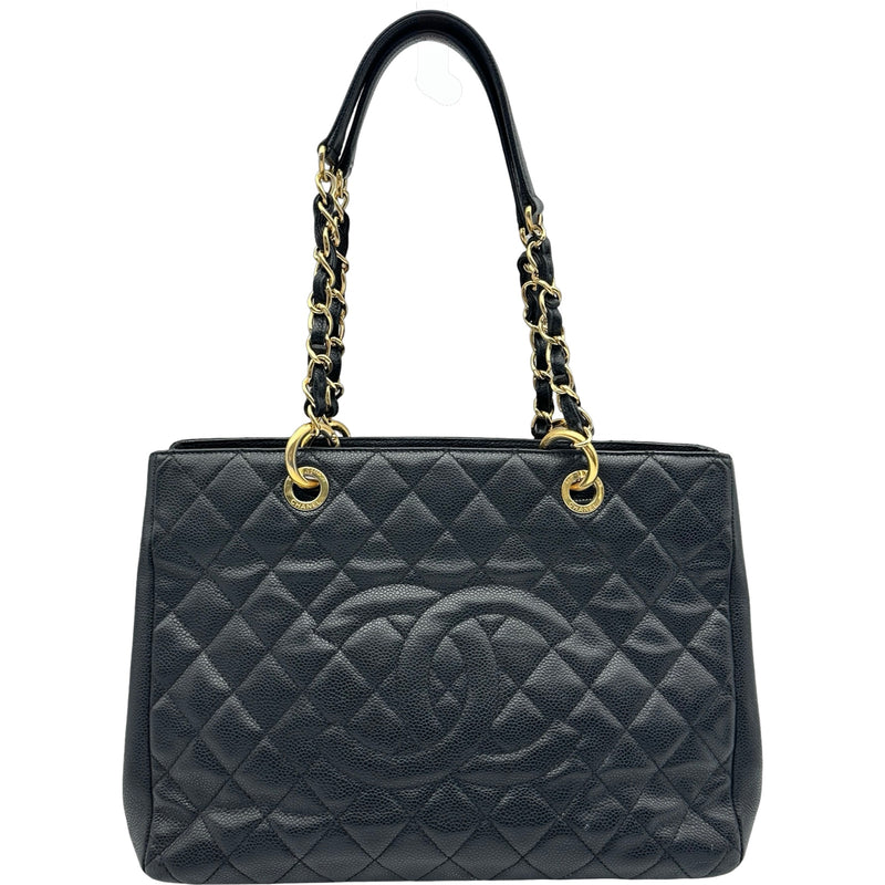 シャネル CHANEL GST チェーントートバッグ A50995 19番台 ブラック