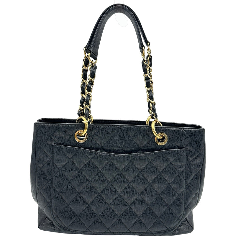 シャネル CHANEL GST チェーントートバッグ A50995 19番台 ブラック