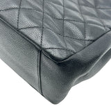シャネル CHANEL GST チェーントートバッグ A50995 19番台 ブラック ゴールド金具 キャビアスキン レディース トートバッグ