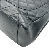 シャネル CHANEL GST チェーントートバッグ A50995 19番台 ブラック ゴールド金具 キャビアスキン レディース トートバッグ