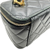 シャネル CHANEL マトラッセ スモールヴァニティバッグ AP1472 31番台 ブラック ゴールド金具 ラム レディース ショルダーバッグ