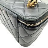 シャネル CHANEL マトラッセ スモールヴァニティバッグ AP1472 31番台 ブラック ゴールド金具 ラム レディース ショルダーバッグ