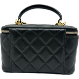 シャネル CHANEL マトラッセ スモールヴァニティバッグ AP1472 31番台 ブラック ゴールド金具 ラム レディース ショルダーバッグ