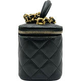シャネル CHANEL マトラッセ スモールヴァニティバッグ AP1472 31番台 ブラック ゴールド金具 ラム レディース ショルダーバッグ