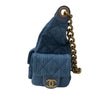 シャネル CHANEL デニム ホーボーバッグ AS5338 ブルー ゴールド金具 デニム レディース ショルダーバッグ