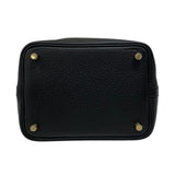 エルメス HERMES ピコタンロックPM W刻 ブラック ゴールド金具 トリヨンクレマンス レディース ハンドバッグ