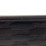 バレンシアガ BALENCIAGA BBモノグラム エンボスクラッチバッグ 717791 ブラック レザー ユニセックス
