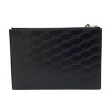 バレンシアガ BALENCIAGA BBモノグラム エンボスクラッチバッグ 717791 ブラック レザー ユニセックス