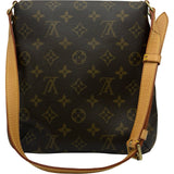 ルイ・ヴィトン LOUIS VUITTON ミュゼット・サルサ ショート M51258 ブラウン モノグラム レディース ショルダーバッグ