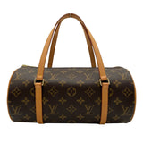ルイ・ヴィトン LOUIS VUITTON パピヨン２６ M51386 ブラウン モノグラムキャンバス レディース ハンドバッグ