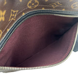 ルイ・ヴィトン LOUIS VUITTON バズMM M56715 ブラウン/ブラック モノグラム・マカサー メンズ ショルダーバッグ