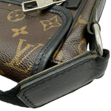 ルイ・ヴィトン LOUIS VUITTON バズMM M56715 ブラウン/ブラック モノグラム・マカサー メンズ ショルダーバッグ