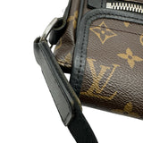 ルイ・ヴィトン LOUIS VUITTON バズMM M56715 ブラウン/ブラック モノグラム・マカサー メンズ ショルダーバッグ
