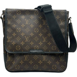 ルイ・ヴィトン LOUIS VUITTON バズMM M56715 ブラウン/ブラック モノグラム・マカサー メンズ ショルダーバッグ